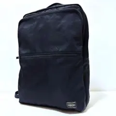 ✨極美品✨ポーター タイム 現行品 リュック バックパック ブラック スクエア