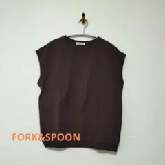 FORK&SPOON　ヘビーウェイト天竺ノースリーブT