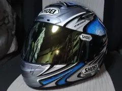 SHOEI フルフェイスヘルメット 青い炎 ワイバーン2 東本昌平 - メルカリ