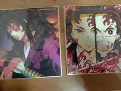 鬼滅の刃 全集中展 刀鍛冶の里編 複製ミニ色紙 黒死牟　炭治郎