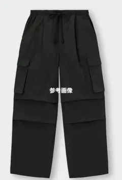 GU パラシュートカーゴパンツ ブラック　Mサイズ