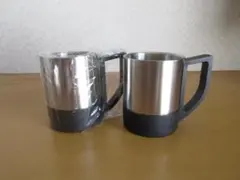 ◆ ステンレス マグカップ 2個セット　未使用　◆