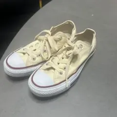ALL STAR ベージュ ローカットスニーカー