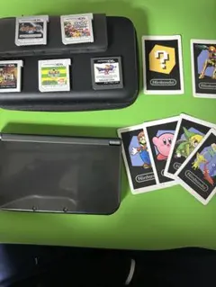 Nintendo 3DS LL グレー ソフト、充電器付き