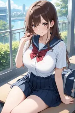 m1100 AIイラスト　かわいい　A4ポスター