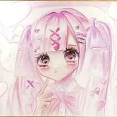 手描きイラスト　女の子