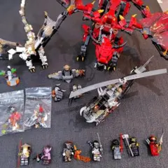 ドラゴンと乗り物の変形 LEGO フィギュアセット - メルカリ