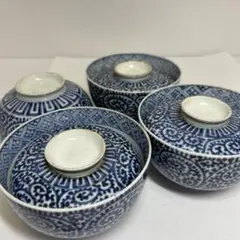 古伊万里たこ唐草 飯茶碗 2客 無傷 江戸時代後期 大型 - メルカリ