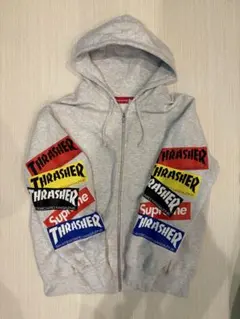 Supreme / Thrasher® パーカー "Ash Grey"