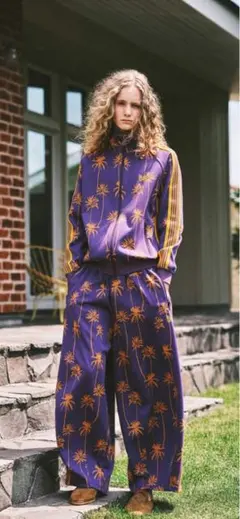 Track Jacket Poly Jq. Palm Tree Stripeのサムネイル