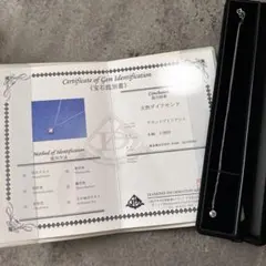 新品　0.8ct天然ダイヤモンドネックレス