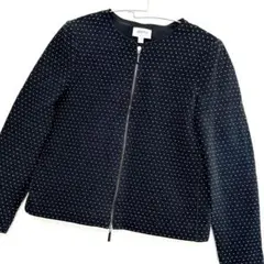 アルマーニ ドット柄 ブルゾン カーディガン ARMANI COLLEZIONIのサムネイル