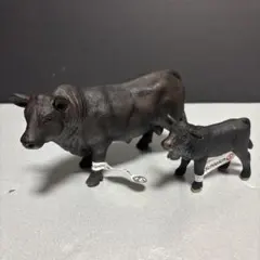 シュライヒ　ブラックアンガス牛　親子