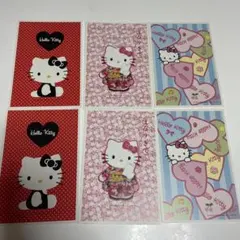 ハローキティ ポストカード 6枚セット