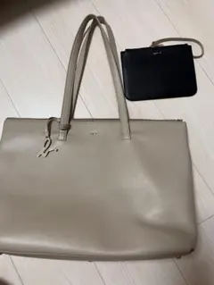 agnes b. トートバッグ ポーチ付き ベージュのサムネイル