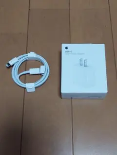 Apple USB-C 20W Power Adapter & ケーブル