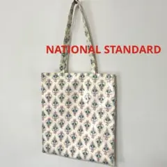 ナショナルスタンダード　トートバッグ　ビニールコーティング　鳥カゴ　青い鳥　可愛