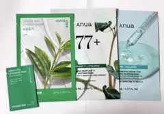 Anua&innisfree シートマスク3枚+トナーサンプルセット