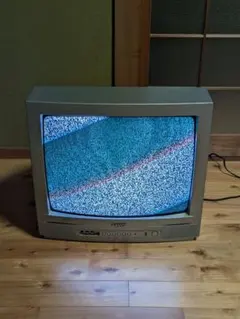 【希少動作品】14型レトロNFC ブラウン管テレビ CV‐14T24EZ　木目調 昭和レトロ】14型レトロNFC ブラウン管テレビ CV‐14T24EZ 木目調