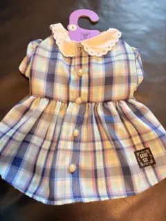 ANNA SUI 犬用ワンピース チェック柄 Lサイズのサムネイル