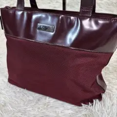 【人気✨】 CELINE セリーヌ トートバッグ レザー　ワインレッド　メッシュ