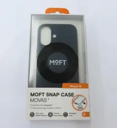 MOFT iPhone 16 スマホケース レザー MagSafe対応 ブラックのサムネイル