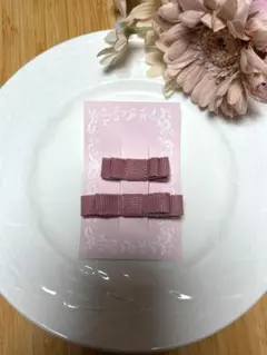 親子ヘアアクセpinkセット♪