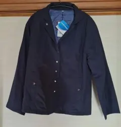 レディース　ジャケット　裏付き　L L 　紺