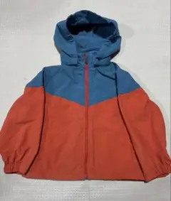 GU ツートンカラー フード付きジャケット 110