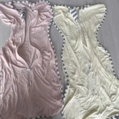 スワドル　おくるみ 2色セット ピンク イエロー