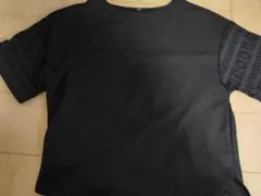 【CLOSSHI】袖レース ワッフルカットソー / トップス（Lサイズ）のサムネイル