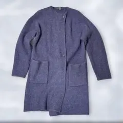 【UNIQLO/ユニクロ】ツイードカーディガン ネイビー Mサイズ レディース