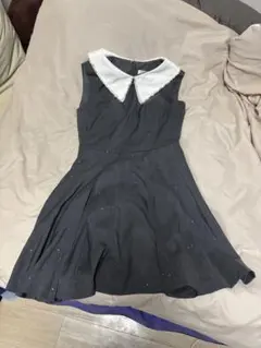 Tika 半袖ひざ丈ワンピース M ダークグレー