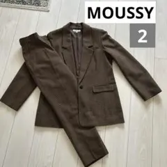 美品 MOUSSY 千鳥柄 セットアップ ブラウン サイズ2のサムネイル