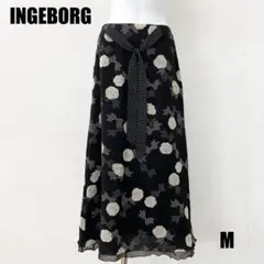 INGEBORG フレアロングスカート サイズM 女性