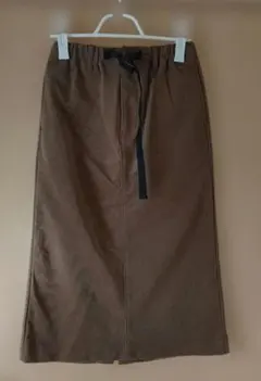 無印良品　コーデュロイスカート　ＸＳ-S　ブラウン