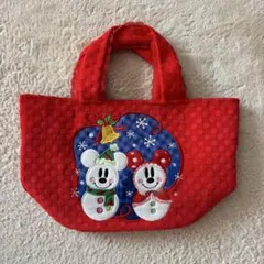 クリスマスミッキー＆ミニー バッグ