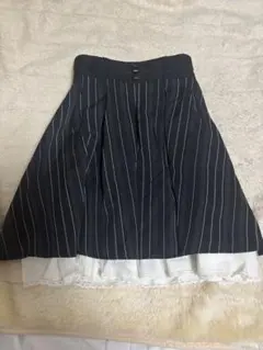 Secret Honey ストライプ フレアスカート