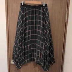 URBAN RESEARCH　チェックプリーツスカート　FREE レディース