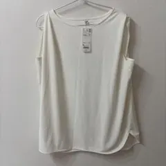 UNIQLO クレープジャージーT ノースリーブ