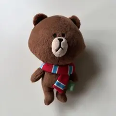 LINEキャラクター ブラウン ぬいぐるみ【平成レトロ】のサムネイル