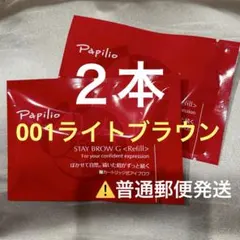 新品〈リフィル〉2本〈◾️ライト1本◇チャコール1本〉パピリオ