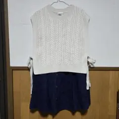 ニット ベスト レディース スカート OLIVE des OLIVE