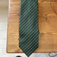 BRICK HOUSE グリーン チェックネクタイ