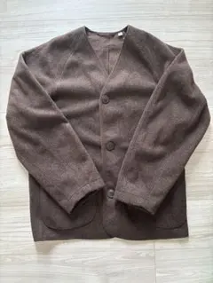 UNIQLO U ブラウン フリースカーディガン Sサイズ