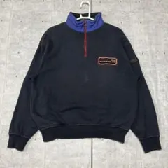 90s CHAPS RALPH LAUREN ハーフジップ スウェットトレーナー