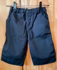 COMME CA ISM 黒 ハーフパンツ　130cm