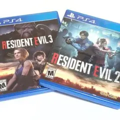 バイオハザードRE2,3セット　北米版　無規制
