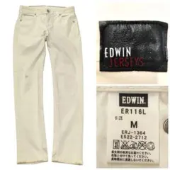 2341EDWIN エドウィン JERSEYS ER116L M ホワイトデニム