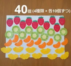 くだもの フルーツパーツ ジュース 夏 壁面 ㊴のサムネイル